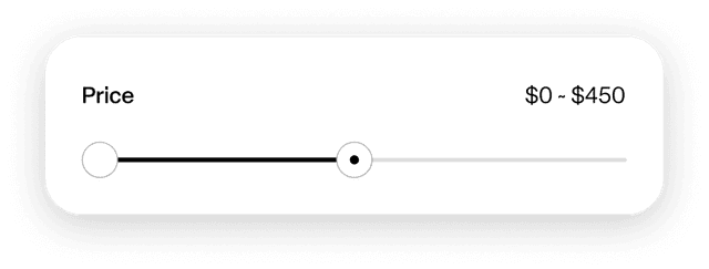 Price filter zoom